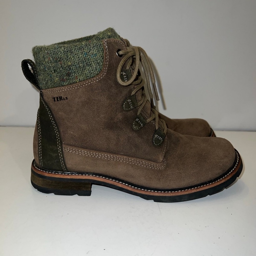 LL Bean Boots Women's 8.5 M East Point Tek 2.5 Brown Suede Leather Outdoor Trail